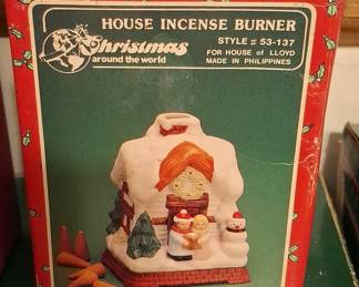 House of Lloyd Christmas Around the World House Incense Burner