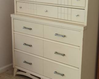 Mid-Century Modern Painted Chest of Drawers