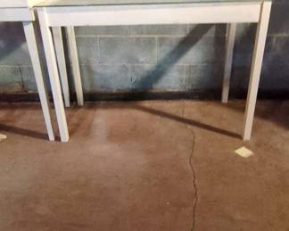 Modern Minimalist Glass-Top Console Table