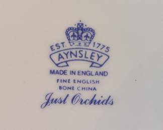 Aynsley 'Just Orchids' Bone China Dish and Server Set