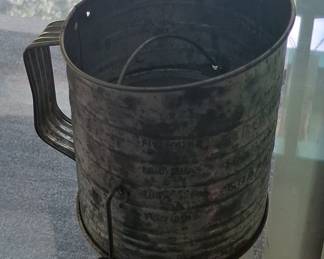 Vintage Bromwell's Flour Sifter