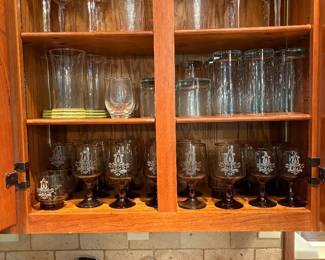 Brown Glasses - Pfaltzgraff