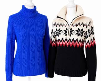 Dale of Norway Wool Sweater Collection – Cable Knit & Nordic Fair Isle Ski Sweaters – Size Medium