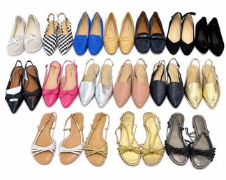 Women’s Flats, Loafers & Low-Heel Shoes Collection – Assorted Colors & Styles
