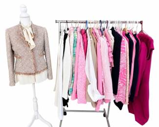 Pretty in Pink Designer Capsule Wardrobe – St. John, Dale of Norway, Tagliatore NWT, Lilly Pulitzer & More