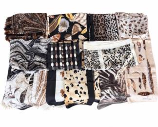 Animal Print Scarf Collection – Leopard, Zebra, Tiger, Paisley & Neutral Fashion Scarves
