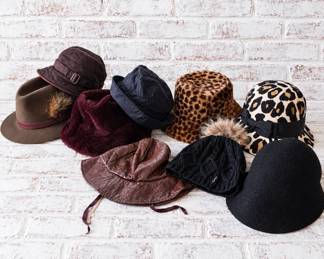 Luxury Women’s Hat Collection – Animal Print, Felt, Fur Trim, Cloche & Fashion Hat