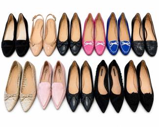 Women’s Flats & Loafers Shoe Collection – Assorted Colors & Styles