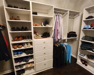 Full Closet of Men's Clothing and Shoes