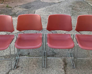 Lot 32: Thomas Tolleson Stack Chairs for Krueger 