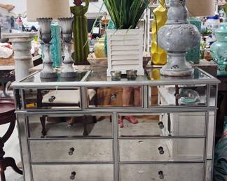 Beautiful Mirrored Dresser