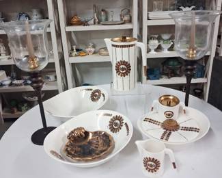Amazing Vintage George Briard Serving pieces and Coffee Service