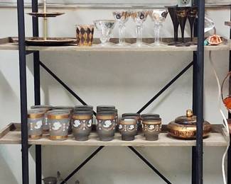 Vintage Cera Barware, Pewter and Juliska
