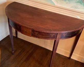 Pair of Demilune Tables
