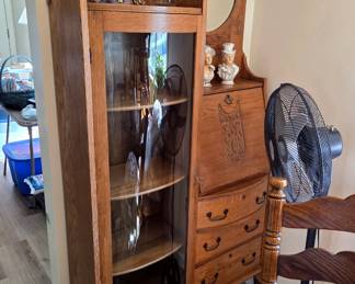 Beautiful 19thc Victorian Side by Side Secretary 