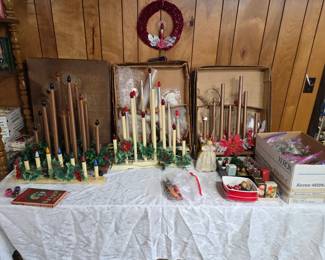 Vintage Large Noma Candoliers with boxes