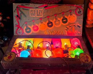 Vintage Snowball lights in Original box