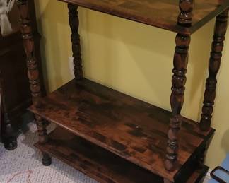 ThreeTiered Spindle Shelf