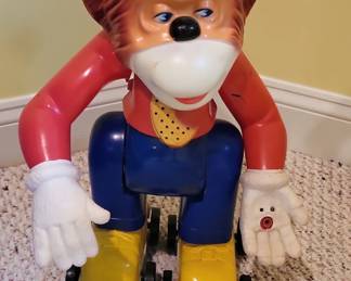 Linemar Marx Western Cycle Cowboy WindUp Toy