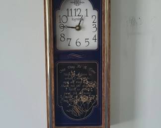 Ingraham One Day At A Time Wall Clock