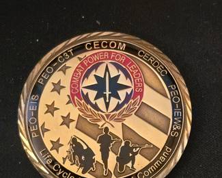 US Army CECOM Commanding General Challenge Coin