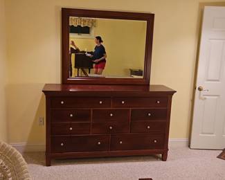 Thomasville Cherry Dresser with Mirror