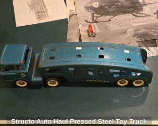 Structo Auto Haul Pressed Steel Toy Truck