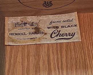 Henkel Harris Wild Black Cherry Side Tables