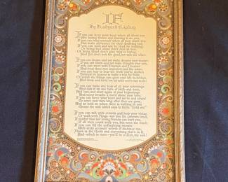 P.F. Volland Co. 'If' by Rudyard Kipling Print