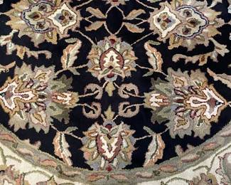 Dalyn Rug Company Traditional Floral Medallion Round Wool Area Rug