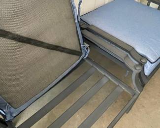 PEAK HOME FURNISHINGS Tamarin Aluminum Outdoor Ottoman