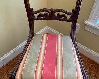 Regency Style Mahogany Side Chair