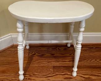 Vintage Kidney-Shaped Vanity Stool