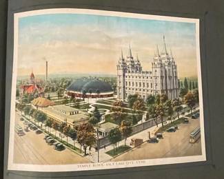 1924 Western Pacific Railway 'From San Francisco to Salt Lake City' Souvenir Album