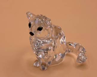 Swarovski Crystal Sitting Cat Figurine 160799