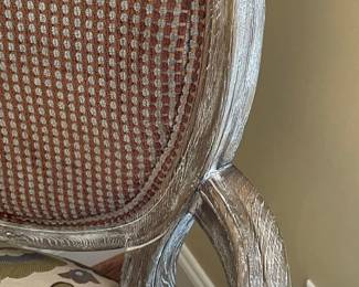 Louis XVI Style Cane Back Armchair