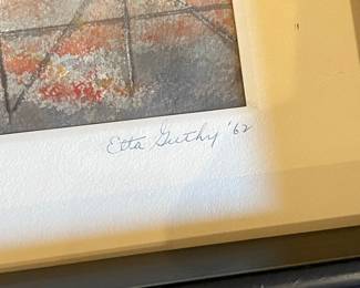 Etta Guthy, 'Burning Leaves', 1962