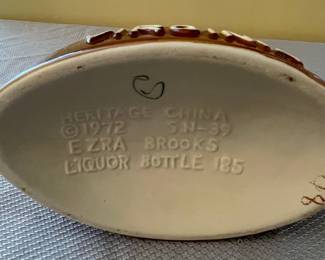 1972 Ezra Brooks Virginia Cardinal Liquor Bottle