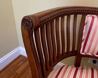 Vintage Windsor-Style Spindle Bench