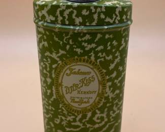 Vintage Djer-Kiss Talcum Powder Tin