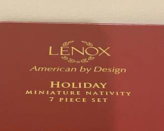 Lenox Holiday Miniature Nativity 7-Piece Set