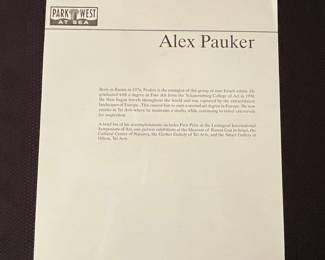 Alex Pauker, 'Reflections' Seriolithograph