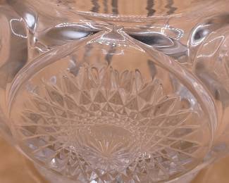 American Brilliant Period Cut Glass Rose Bowl
