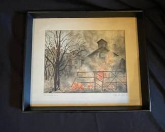 Etta Guthy, 'Burning Leaves', 1962