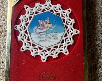 Lenox Frost Fairies Magical Evening Ornament