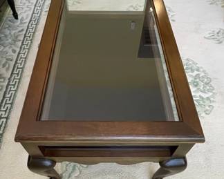 Bombay Company Queen Anne Style Display Coffee Table