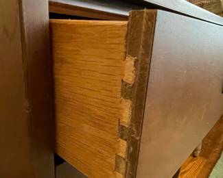 Mid-Century Modern Two-Drawer Nightstand by Hooker Furniture (Mainline Series)