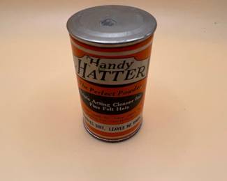 Handy Hatter The Perfect Powder Hat Cleaner Tin