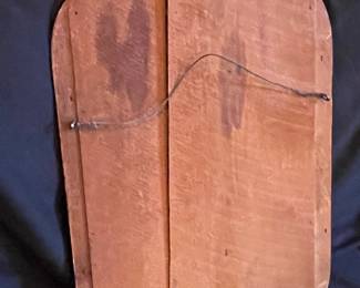 Vintage Mahogany Arch Top Wall Mirror