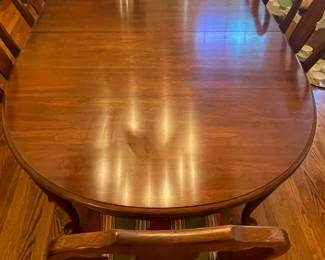 American Drew Queen Anne Style Dining Set